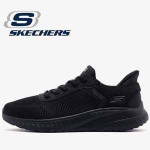 Skechers Bobs Squad Chaos Solıd Step Slip-İns 118312-BBK Erkek Spor Ayakkabı