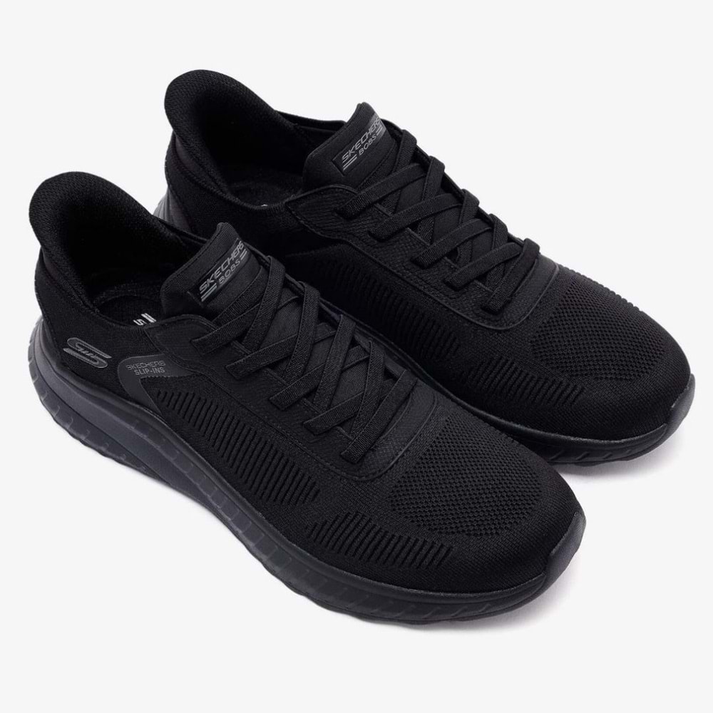 Skechers Bobs Squad Chaos Solıd Step Slip-İns 118312-BBK Erkek Spor Ayakkabı