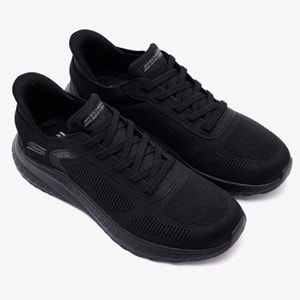 Skechers Bobs Squad Chaos Solıd Step Slip-İns 118312-BBK Erkek Spor Ayakkabı