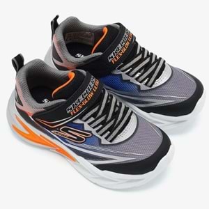 Skechers Flex Glow Ultra 400139L-BKSL Ortopedik Işıklı Çocuk Spor Ayakkabı