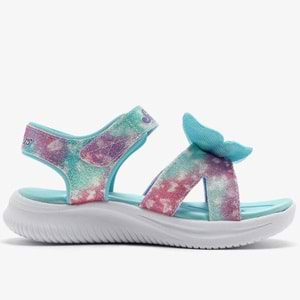 Skechers Jumpsters Sandal-Butterfly Brites 303109L-AQMT Işıklı Ortopedik Çocuk Sandalet