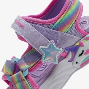 Skechers Unicorn Dreams 303107L-LVMT Işıklı Ortopedik Çocuk Sandalet