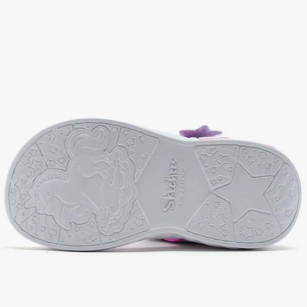 Skechers Unicorn Dreams 303107L-LVMT Işıklı Ortopedik Çocuk Sandalet