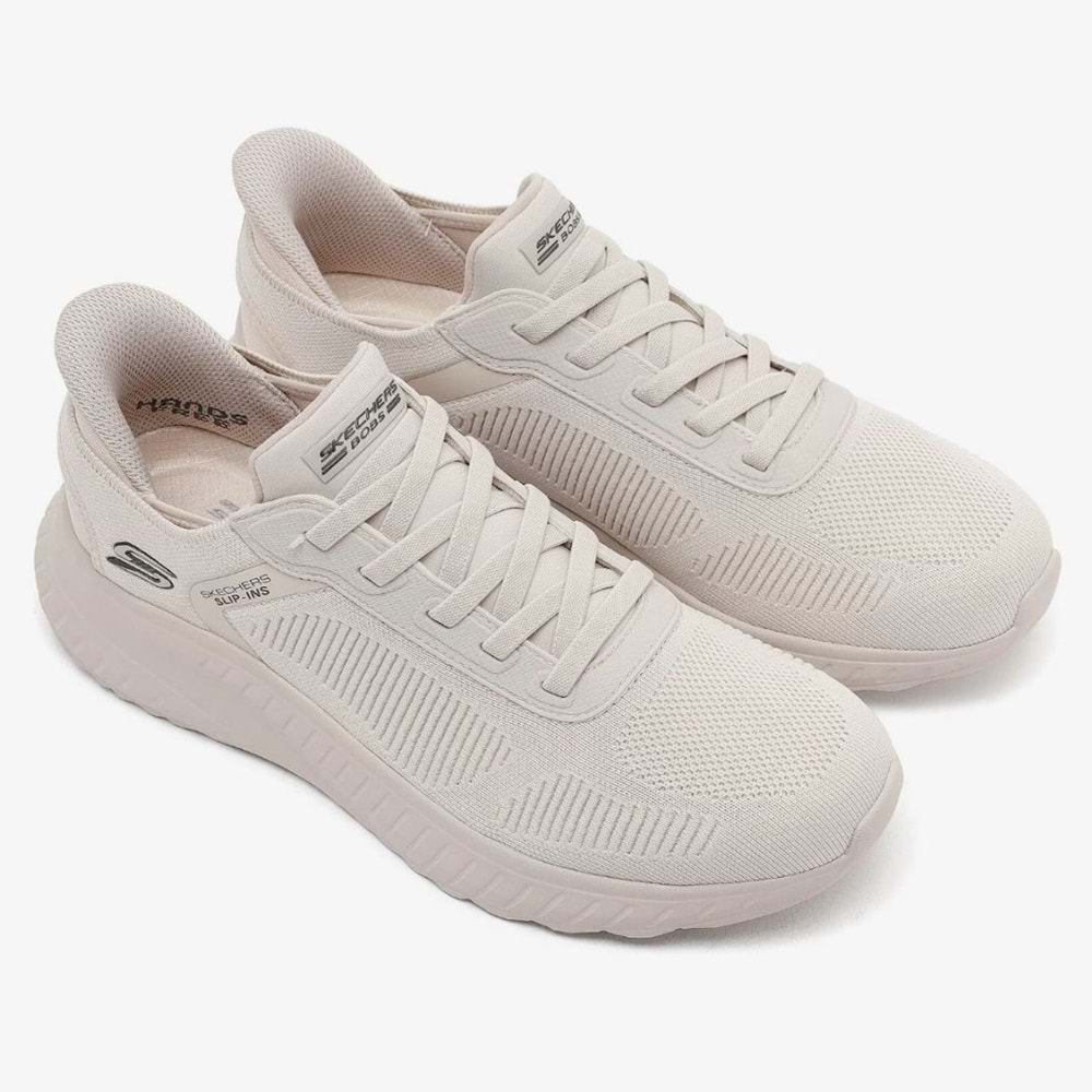 Skechers Bobs Squad Chaos Solıd Step Slip-İns 118312-OFWT Erkek Spor Ayakkabı