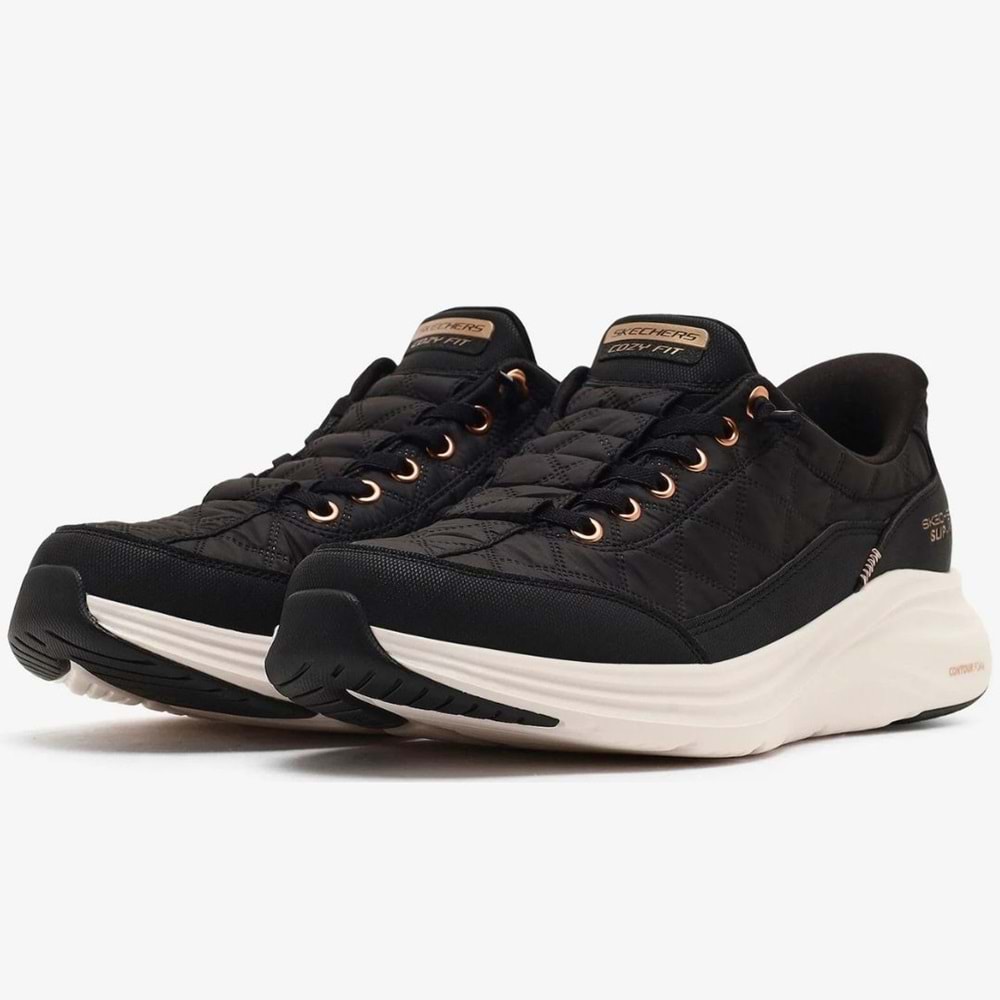 Skechers Contour Foam Golden Hour 150413-BKRG Unisex Spor Ayakkabı