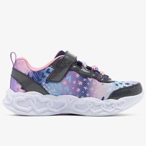 Skechers Infinite Heart Lights Heart Jewels 303261L-NVMT Işıklı Ortopedik Çocuk Spor Ayakkabı