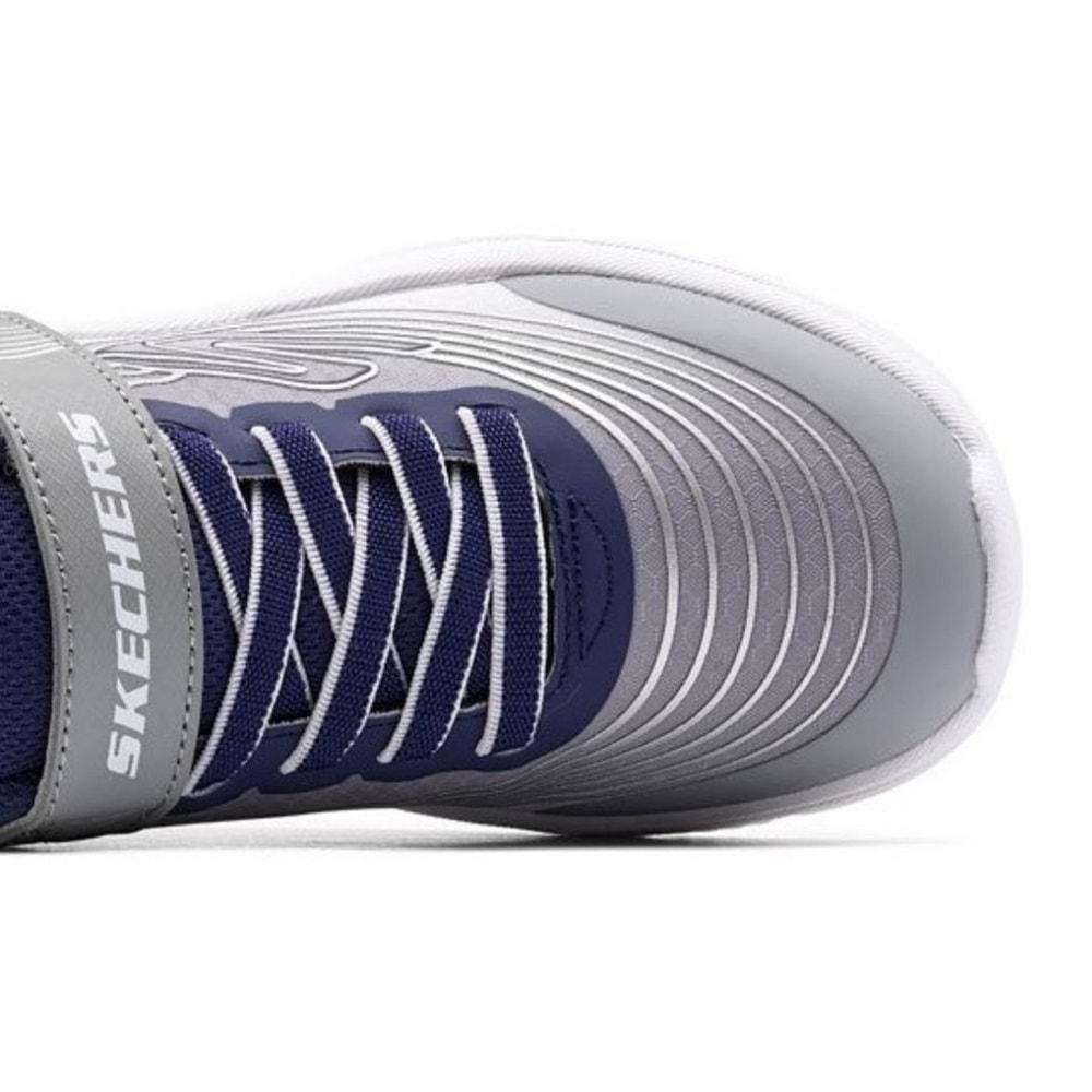 Skechers Microspec Advance 403926L-NVLG Ortopedik Çocuk Spor Ayakkabı