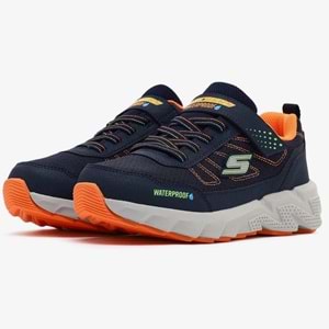 Skechers Elite Sport Tread 406334L-NVOR Waterproof Kauçuk Taban Ortopedik Çocuk Spor Ayakkabı