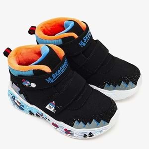 Skechers Play Scene Frosty Pals 407319N-BKMT Ortopedik Bebek Çocuk Bot