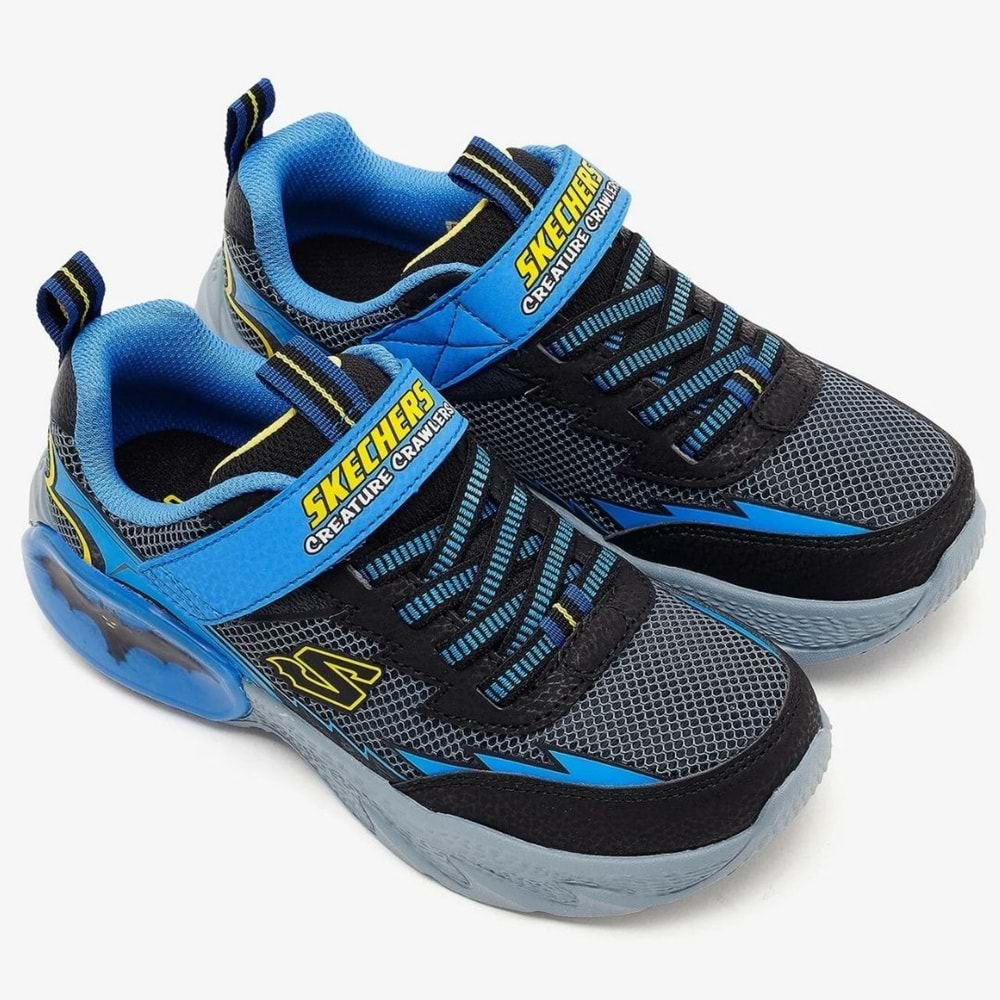 Skechers Batman Creature-crawlers 402120L-BKBL Ortopedik Çocuk Spor Ayakkabı