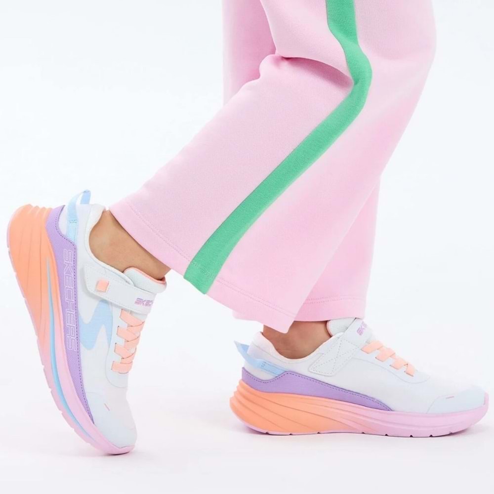 Skechers Wave 92 303571L-WMLT Ortopedik Çocuk Spor Ayakkabı