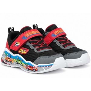 Skechers Play Scene 407312N-BKRD Ortopedik Çocuk Spor Ayakkabı