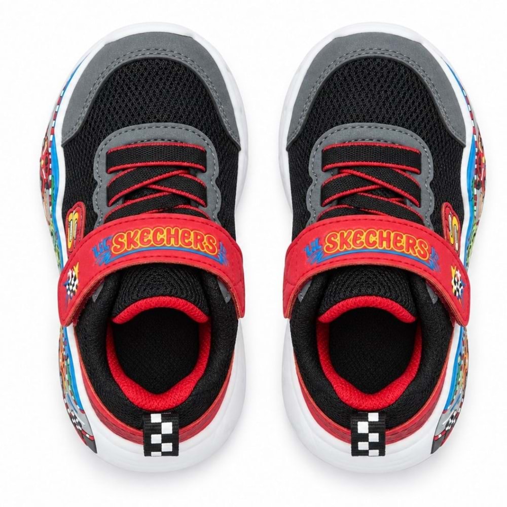 Skechers Play Scene 407312N-BKRD Ortopedik Çocuk Spor Ayakkabı
