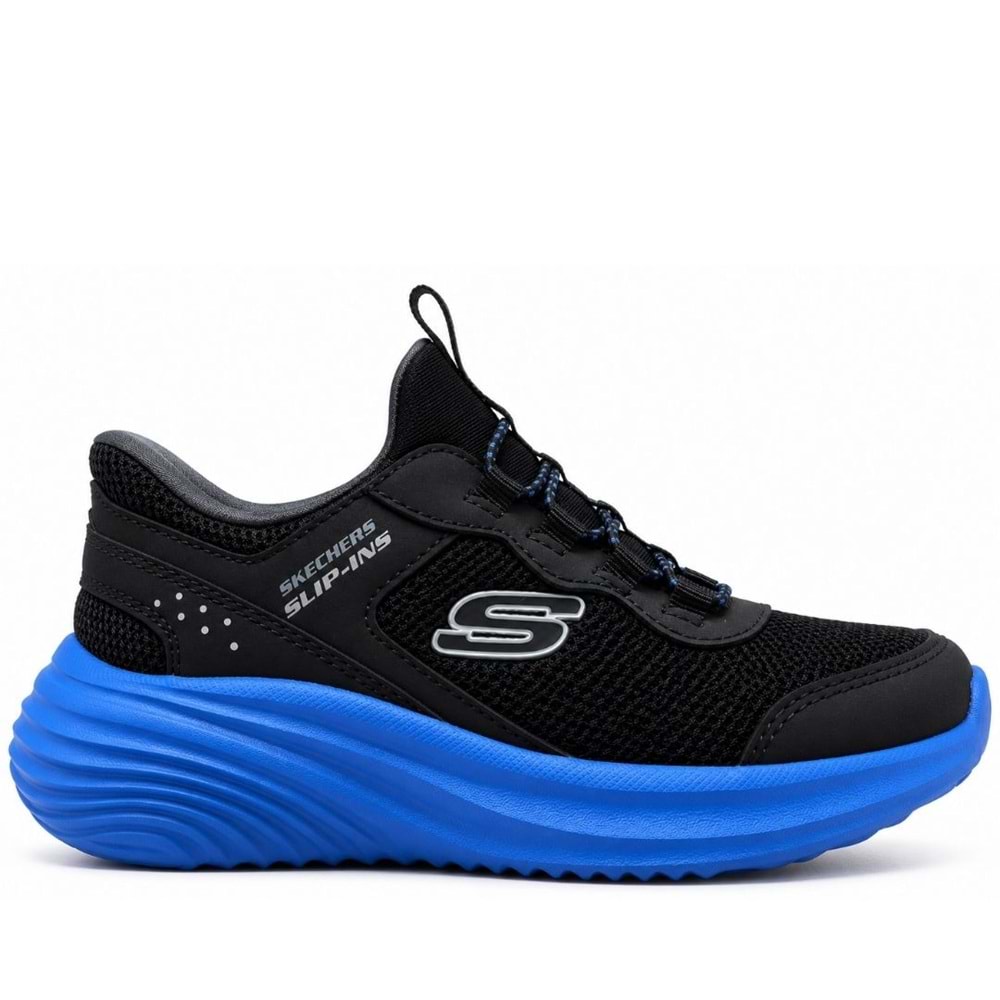 Skechers Bounder Pro Slıp-Ins 404208L-BKBL Ortopedik Çocuk Spor Ayakkabı