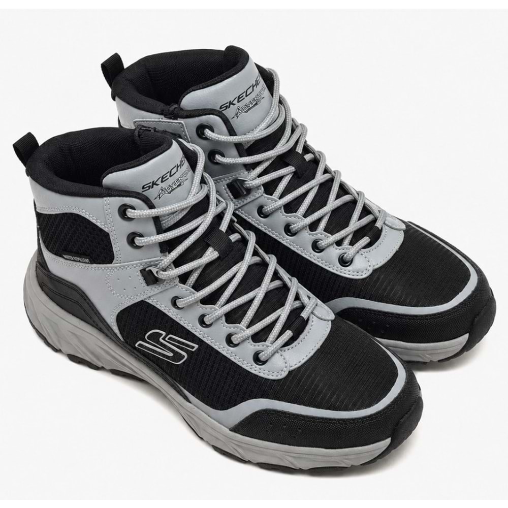 Skechers Hillcrest 2.0 Woodrock Peak 237804-GYBK Water Repellent Outdoor Erkek Bot