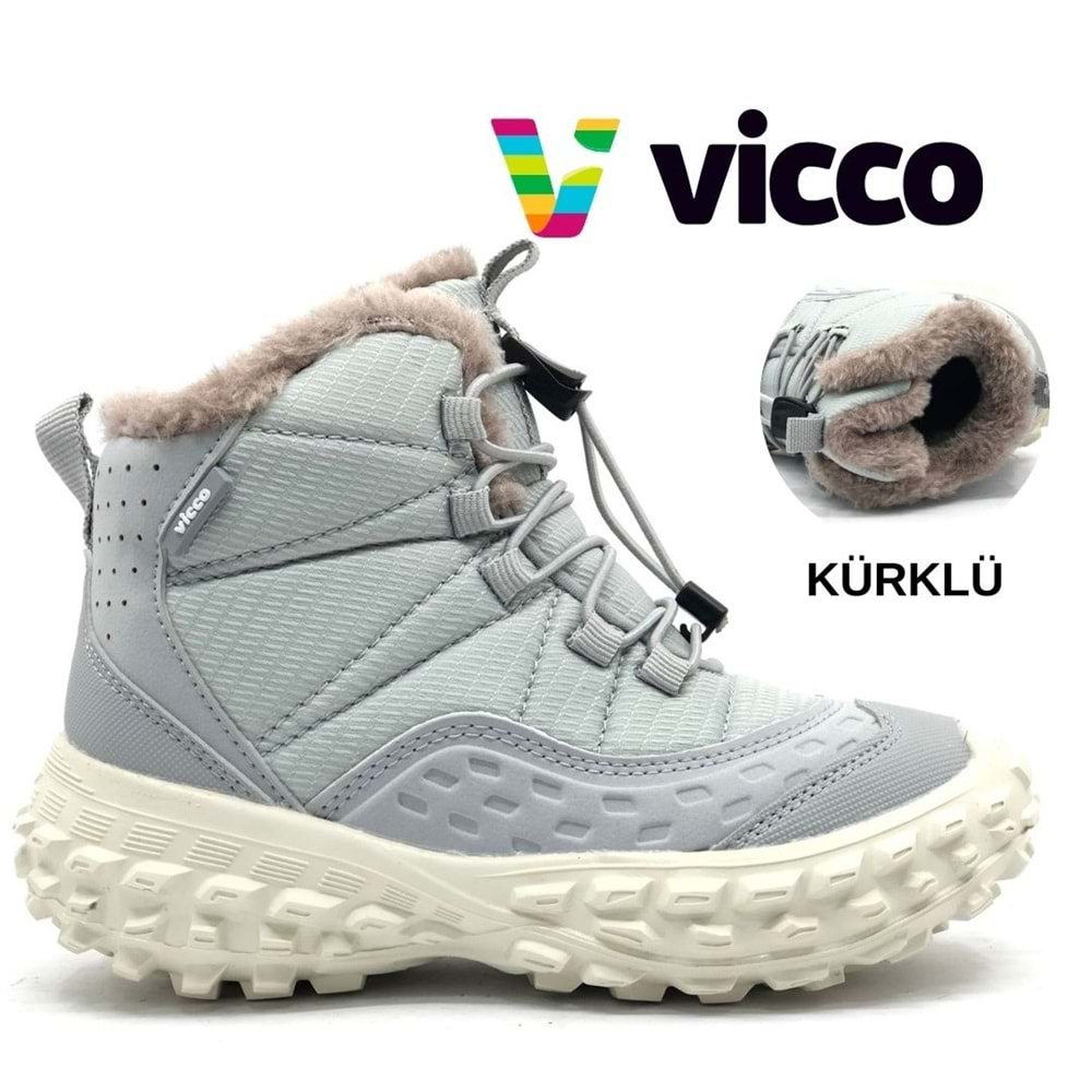 Vicco Tiger Phylon Kauçuk Taban Ortopedik Çocuk Kar Botu