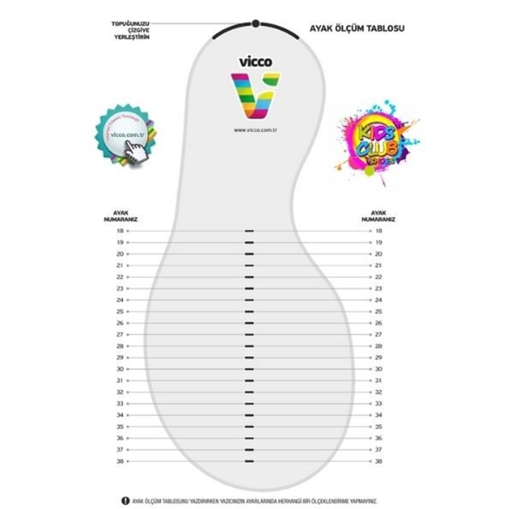 Vicco Barby Phylon Kauçuk Taban Ortopedik Çocuk Bot
