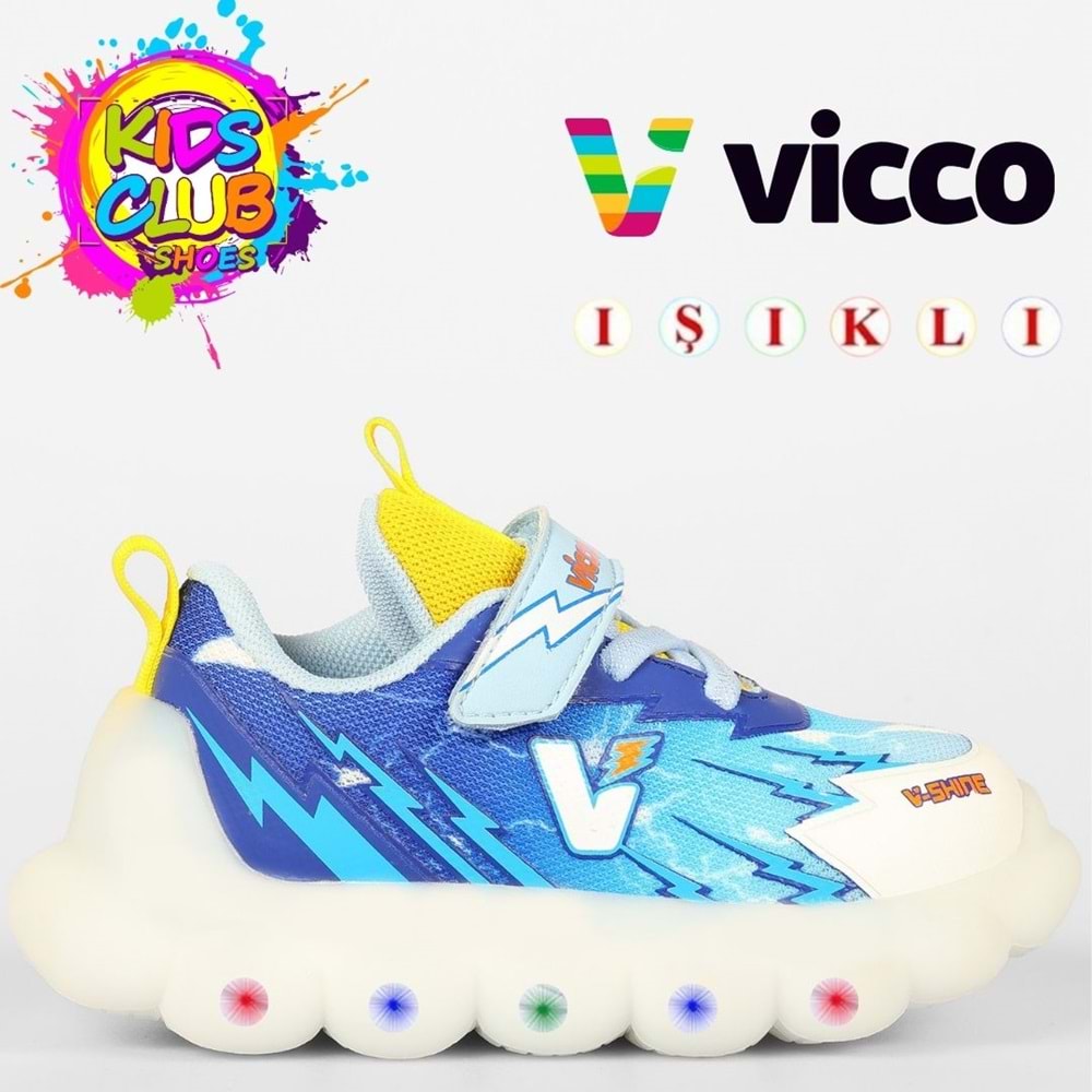 Vicco Flash Işıklı Ortopedik Çocuk Spor Ayakkabı