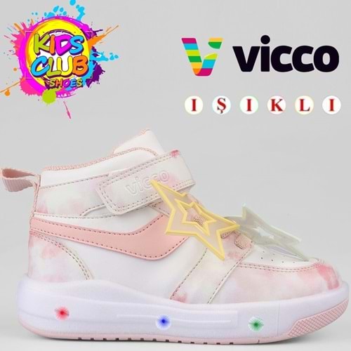 Vicco Yenni Phylon Kauçuk Taban Ortopedik Işıklı Çocuk Bot