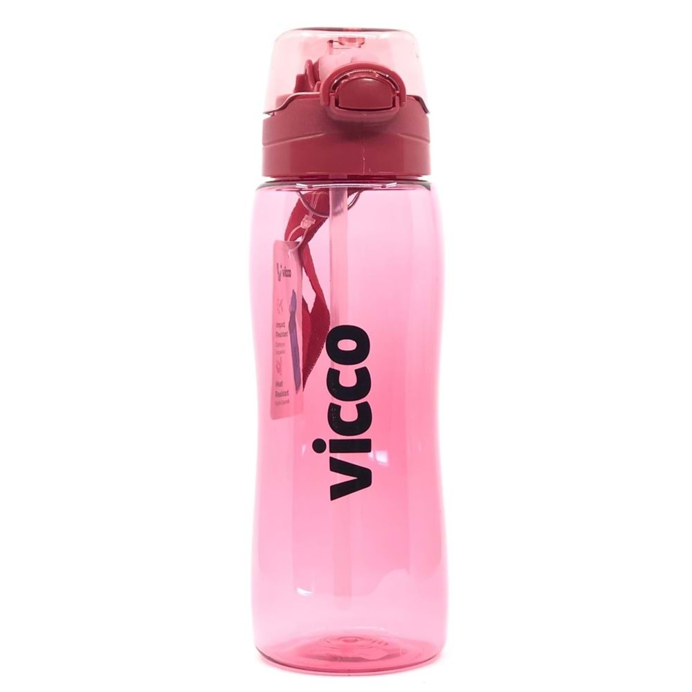 Vicco Su Matarası Kilitli Kapak Tritan Matara Suluk 750 ML