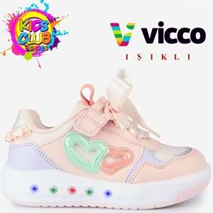 Vicco Tracy Işıklı Süs Bağcıklı Ortopedik Çocuk Spor Ayakkabı