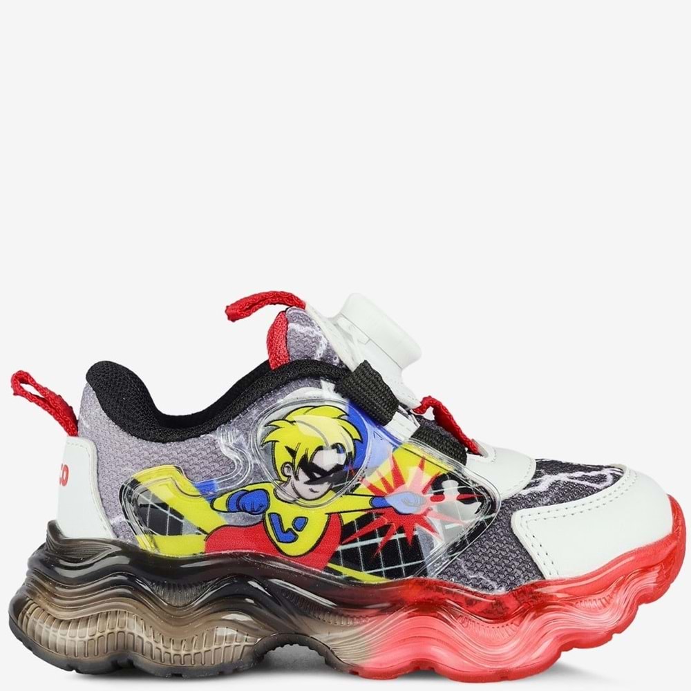 Vicco Kripton Akıllı Bağcıklı Işıklı Ortopedik Çocuk Spor Ayakkabı