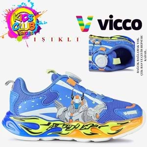 Vicco Lotus Akıllı Bağcıklı Işıklı Ortopedik Çocuk Spor Ayakkabı