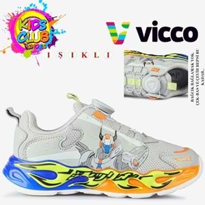 Vicco Lotus Akıllı Bağcıklı Işıklı Ortopedik Çocuk Spor Ayakkabı