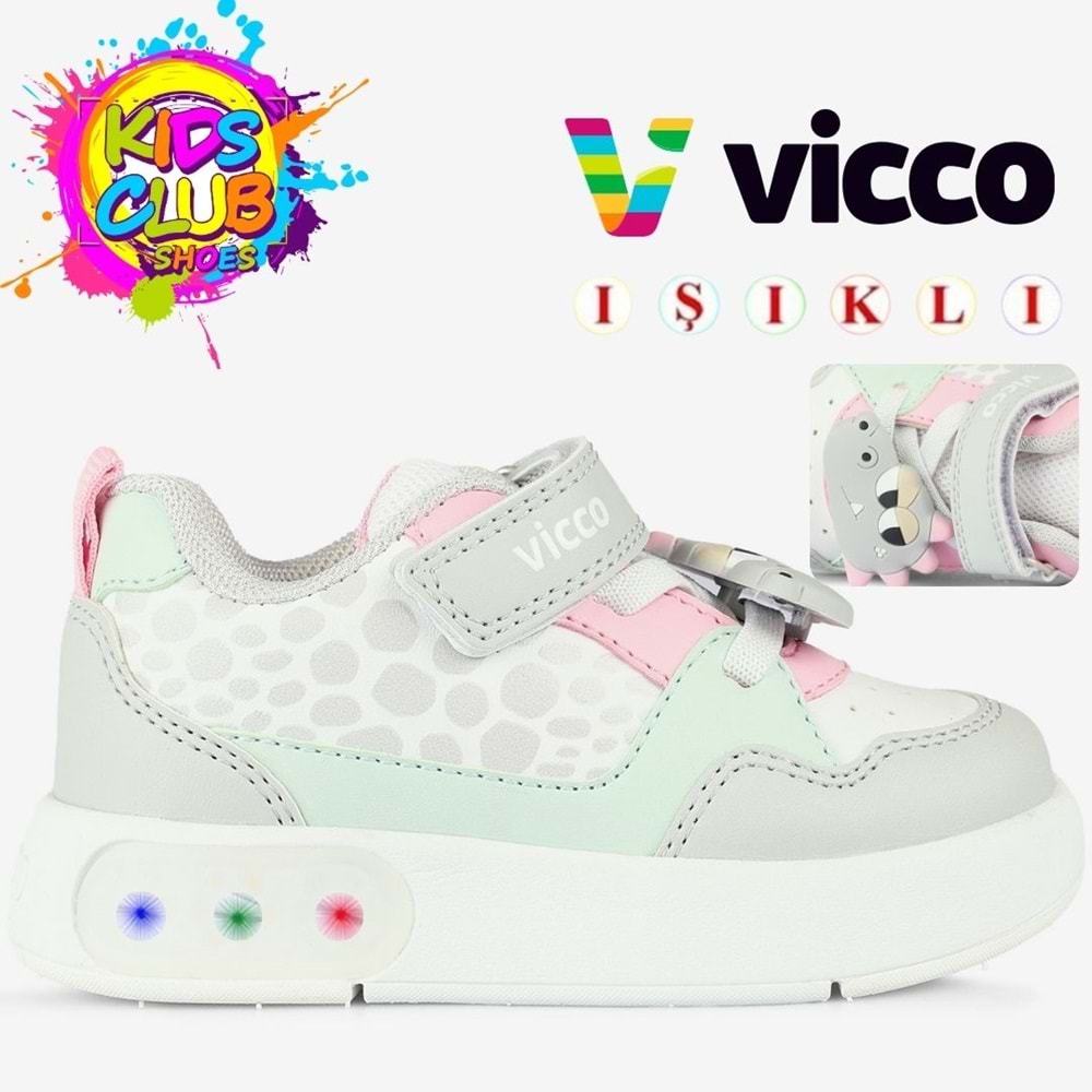 Vicco Borka Işıklı Ortopedik Çocuk Spor Ayakkabı