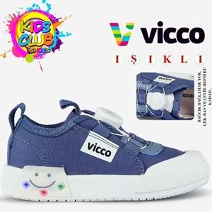 Vicco Sörf Işıklı Akıllı Bağcıklı Ortopedik Çocuk Spor Ayakkabı