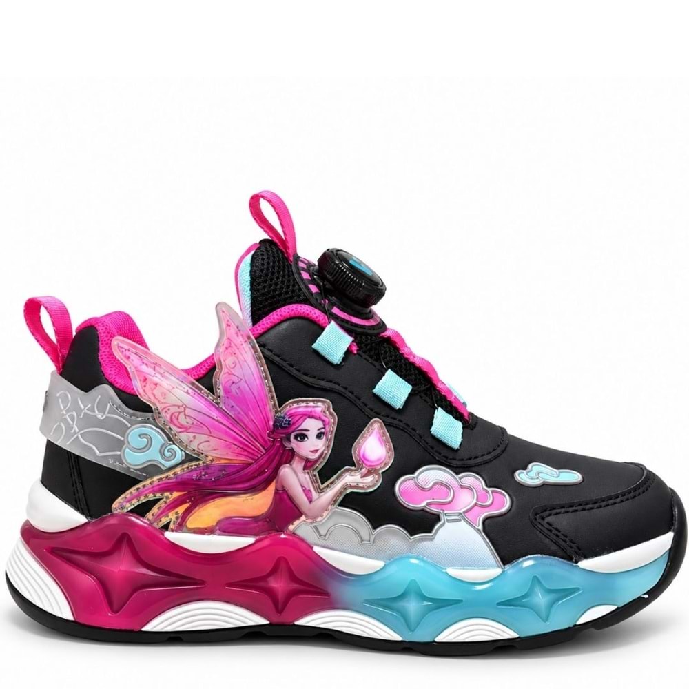 Vicoo Viola Akıllı Bağcıklı Işıklı Ortopedik Çocuk Spor Ayakkabı