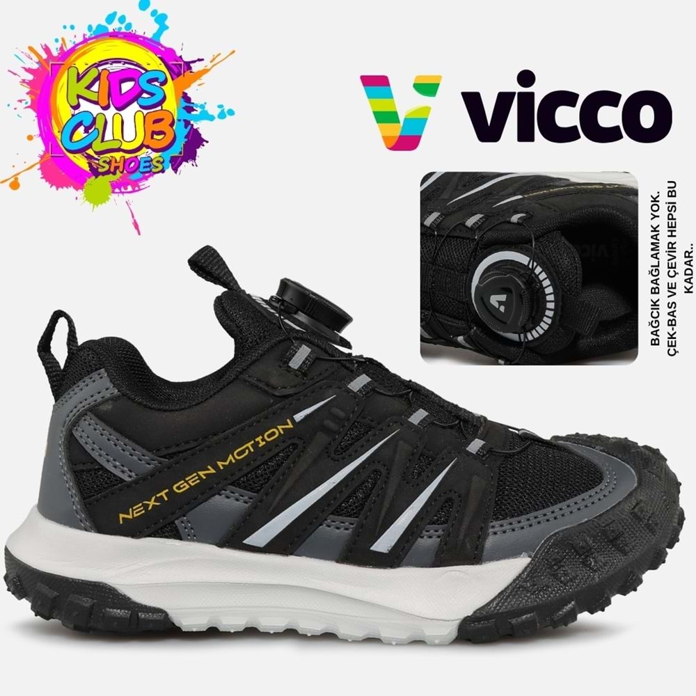 Vicco Sand Akıllı Bağcıklı Outdoor Ortopedik Çocuk Spor Ayakkabı