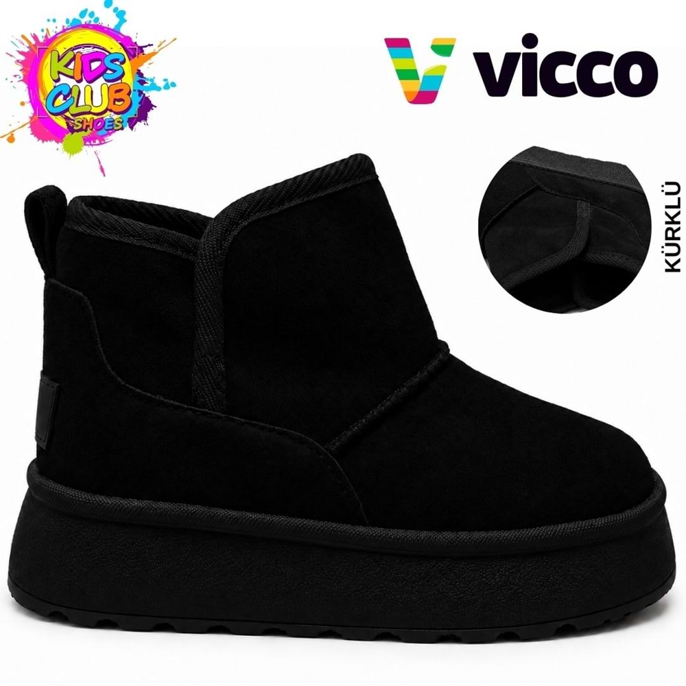 Vicco Bona Kürklü Hugg Ortopedik Çocuk Bot