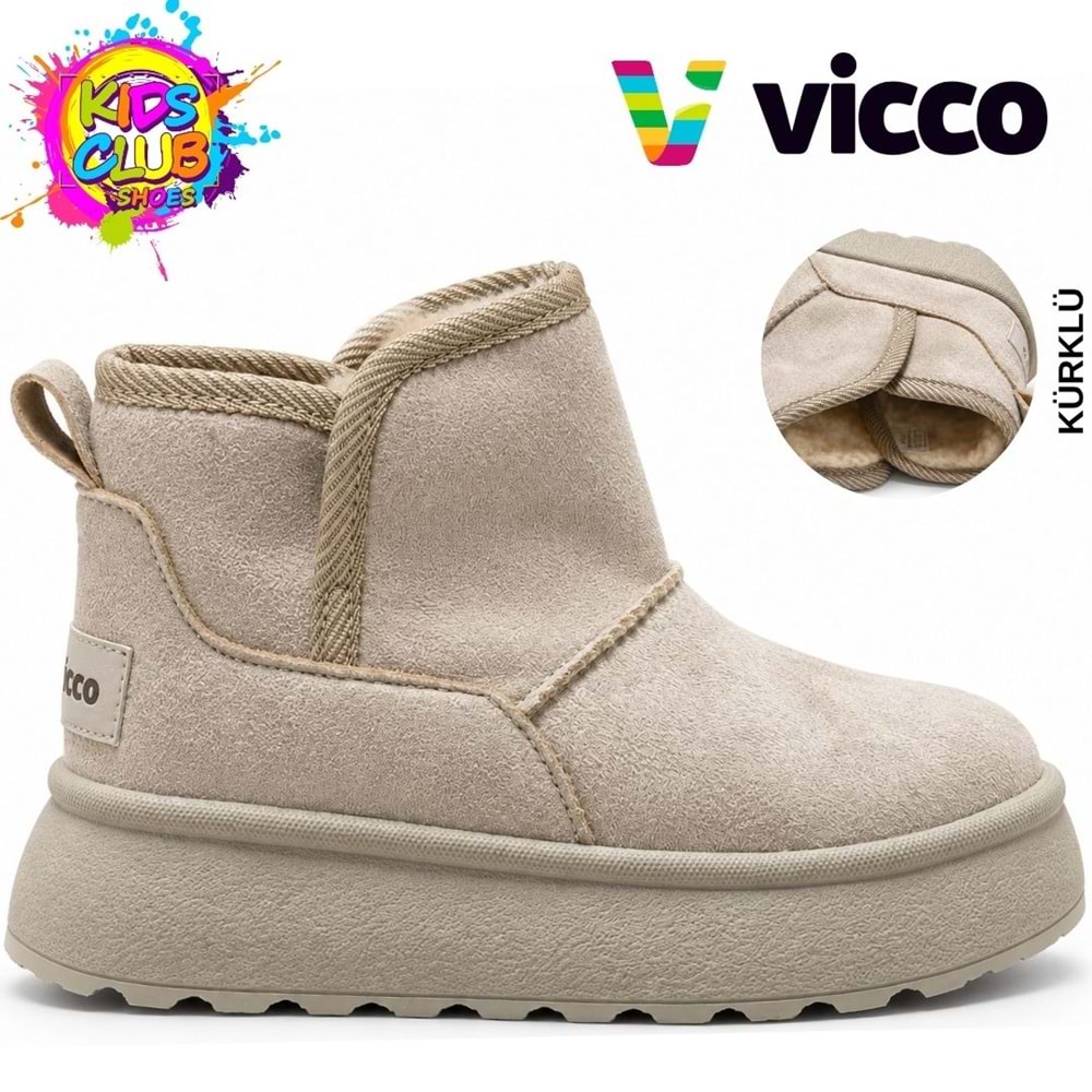 Vicco Bona Kürklü Hugg Ortopedik Çocuk Bot