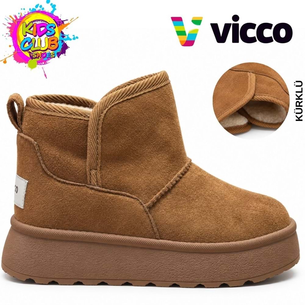 Vicco Bona Kürklü Hugg Ortopedik Çocuk Bot