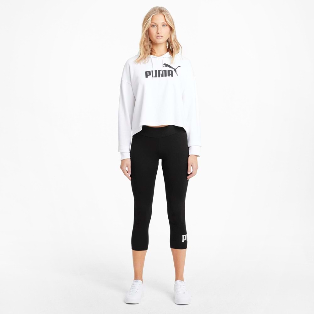 Puma 586828-01 Ess 3/4 Logo Leggings Kısa Günlük Kadın Tayt