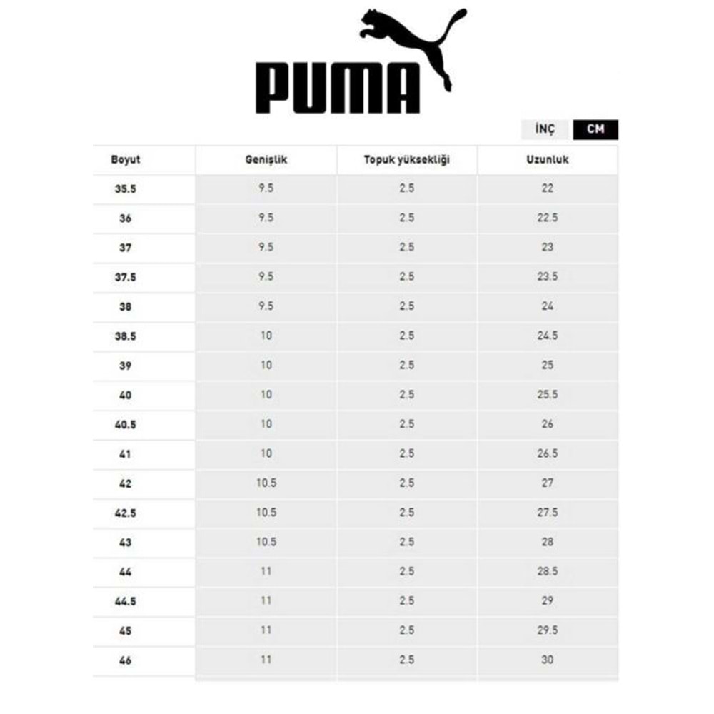 Puma Rickie AC PS 385836-11 Ortopedik Çocuk Spor Ayakkabı
