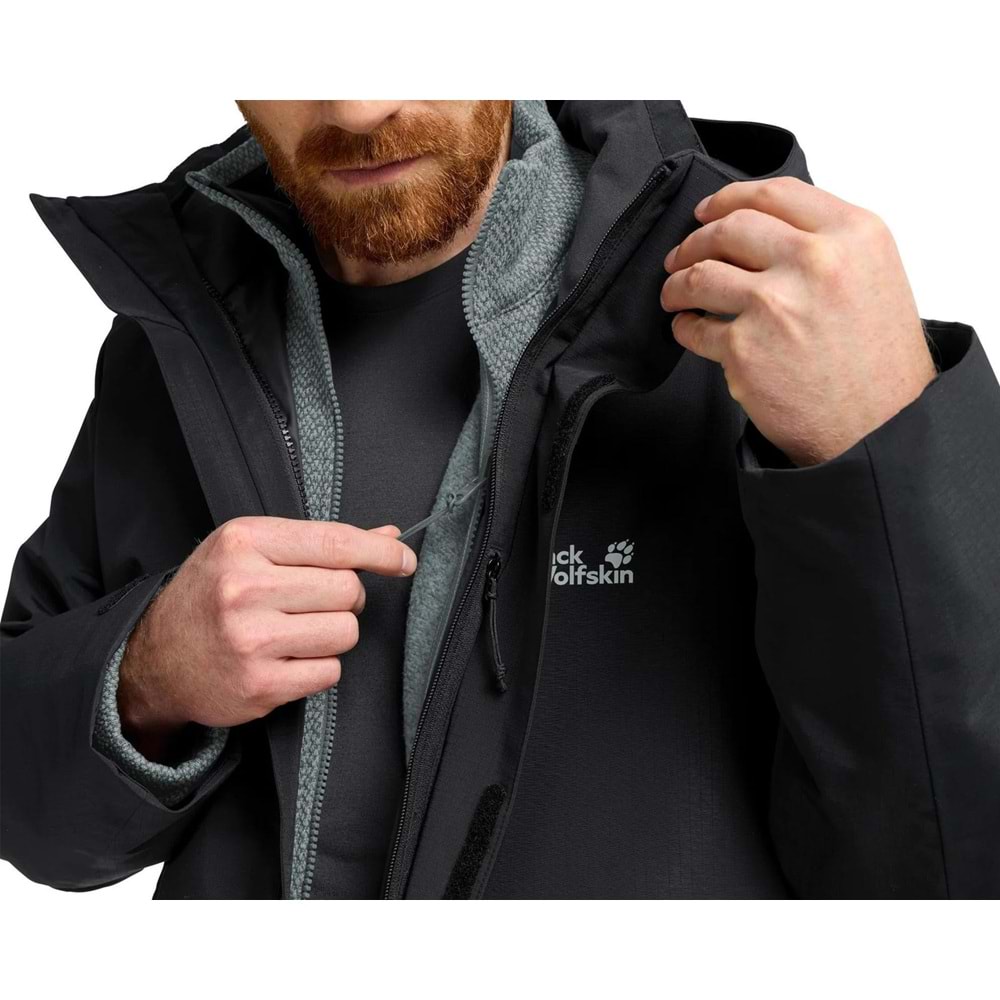 Jack Wolfskin Pinetrail 3in1 2 Li Ceketli Mont Outdoor Erkek Mont