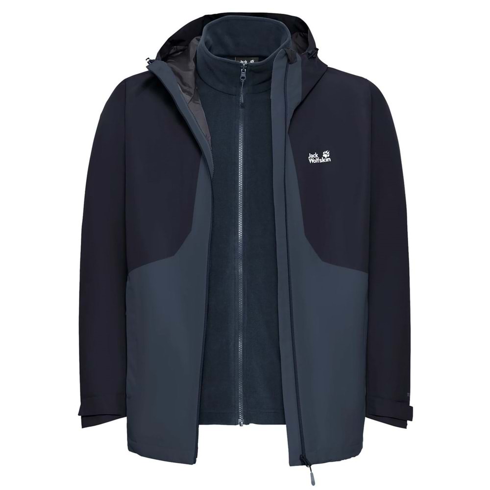 Jack Wolfskin Stonetrail 3in1 2 Li Ceketli Mont Outdoor Erkek Mont