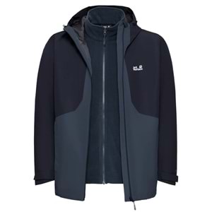 Jack Wolfskin Stonetrail 3in1 2 Li Ceketli Mont Outdoor Erkek Mont