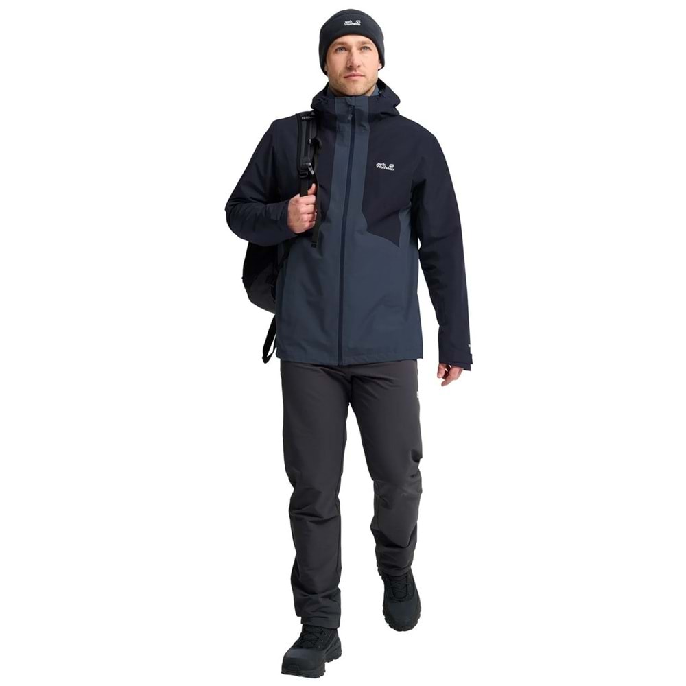 Jack Wolfskin Stonetrail 3in1 2 Li Ceketli Mont Outdoor Erkek Mont