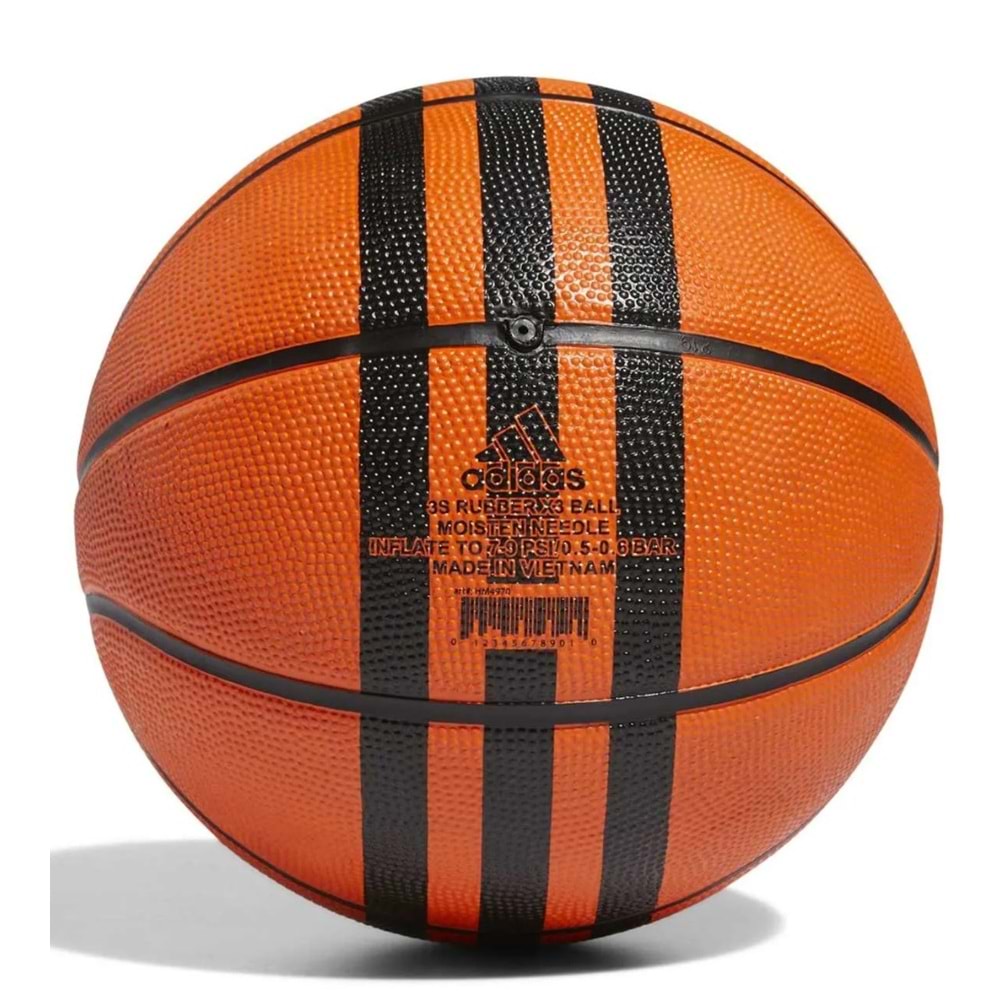 Adidas 3S Rubber X3 HM4970 Unisex 7 Numara Basketbol Topu