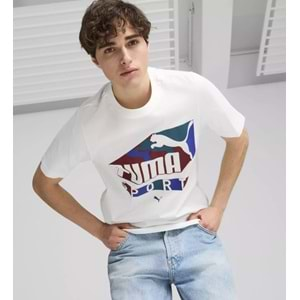 Puma 683207-02 Graphics Sports Tee Tişort Erkek T-Shirt