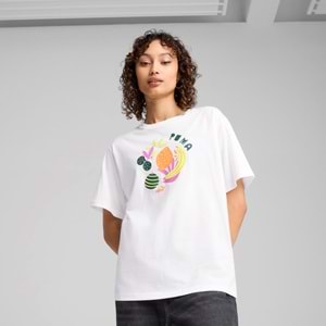 Puma 685085-02 Graphic Relaxed Fruity Tee Tişört Kadın T-Shirt