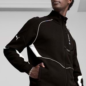 Puma Bmw MMS Hoodie Fermuarlı Jacket 630616-01 Erkek Eşofman Üstü