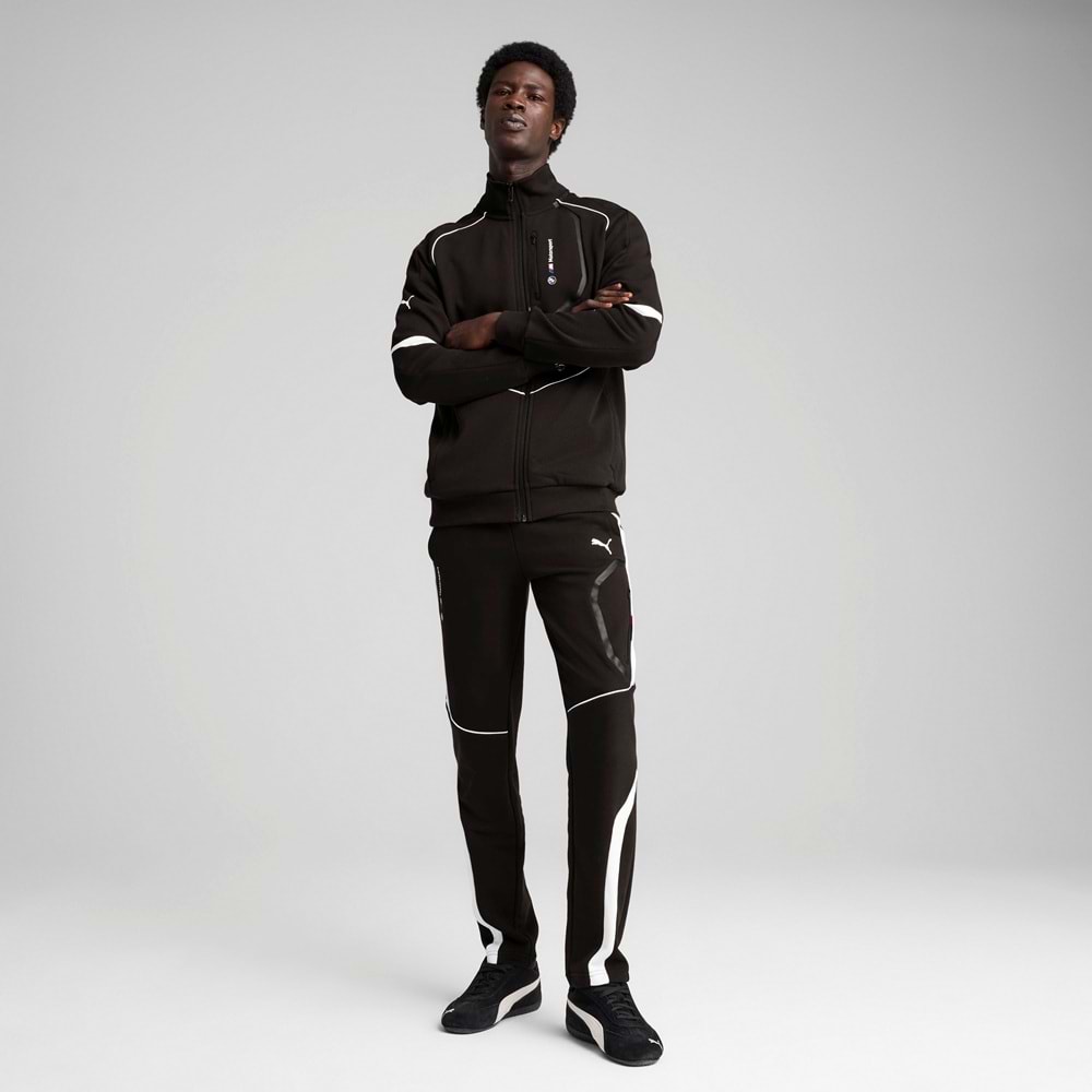 Puma Bmw MMS Hoodie Fermuarlı Jacket 630616-01 Erkek Eşofman Üstü