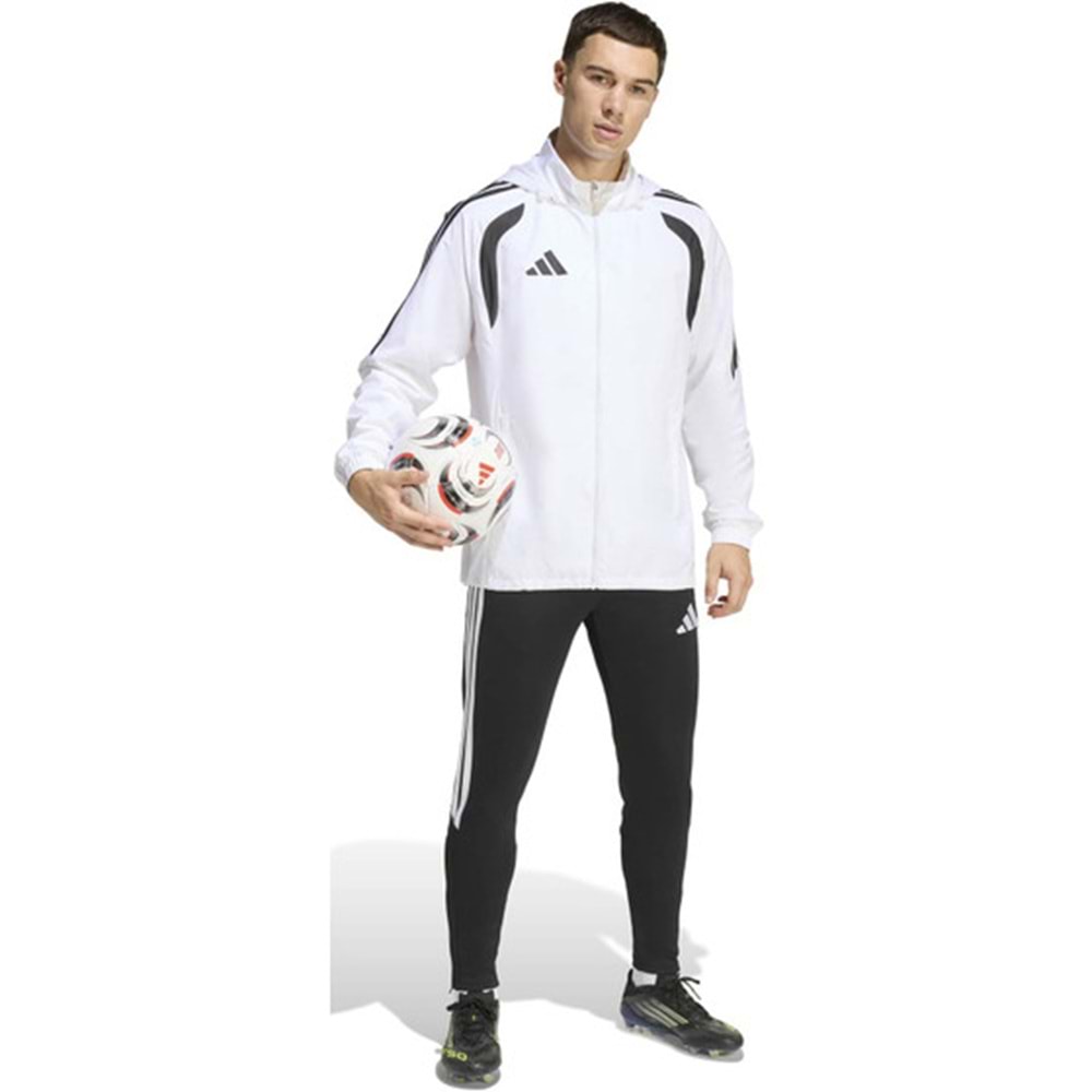 Adidas Tiro 26L Wb JY9734 Kapüşonlu Yağmurluk Eşofman Üstü Erkek Ceket