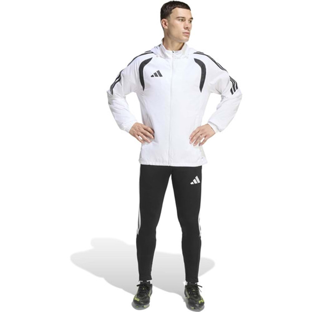Adidas Tiro 26L Wb JY9734 Kapüşonlu Yağmurluk Eşofman Üstü Erkek Ceket