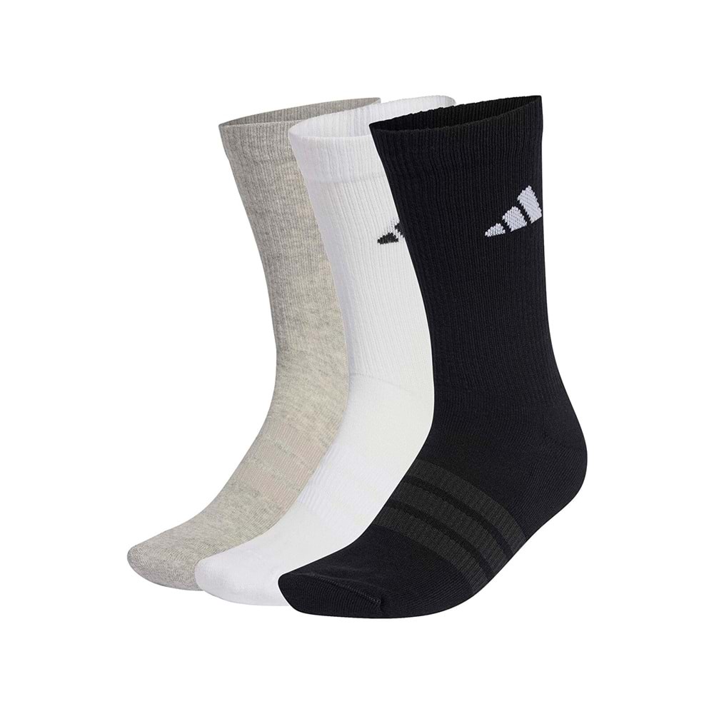 Adidas Cushioned Sportswear Crew 3'lü Çorap KC9624 Unisex Çorap