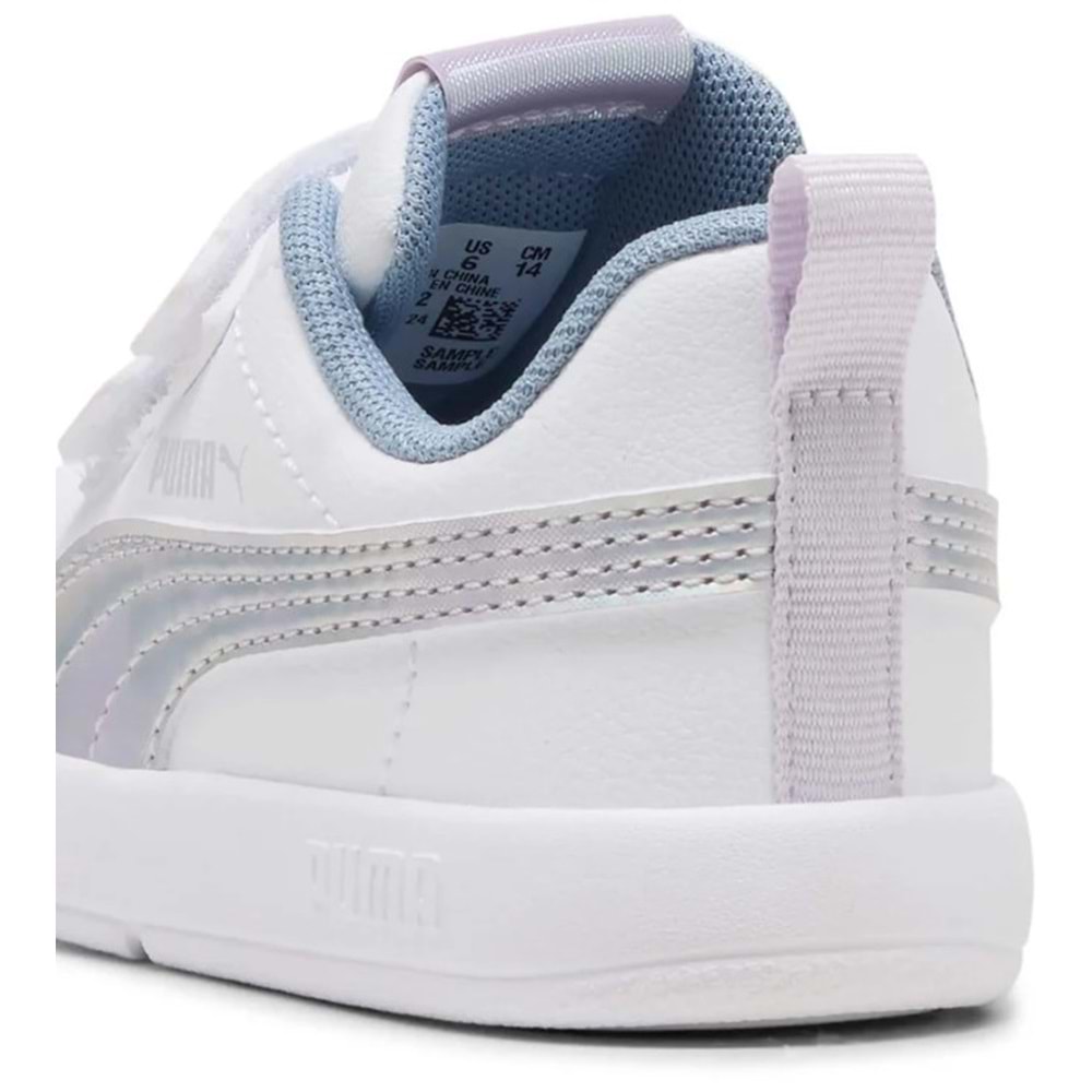 Puma Courtflex V3 SpaceBelle VInf 404346-02 Ortopedik Bebek Çocuk Spor Ayakkabı